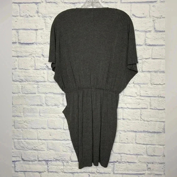 Rachel Roy Heather Gray Wrap Dolman Dress - Picture 3 of 4